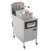 Electric open fryer（double-cylinder，With oil filter）