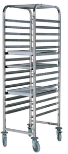 Stainless Steel Single-Line Tray Trolley