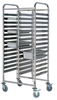 Stainless Steel Single-Line Tray Trolley