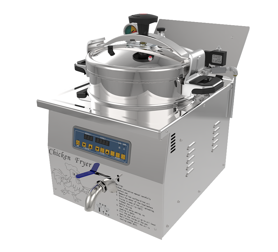 Auto-lifting Electric Presure Fryer