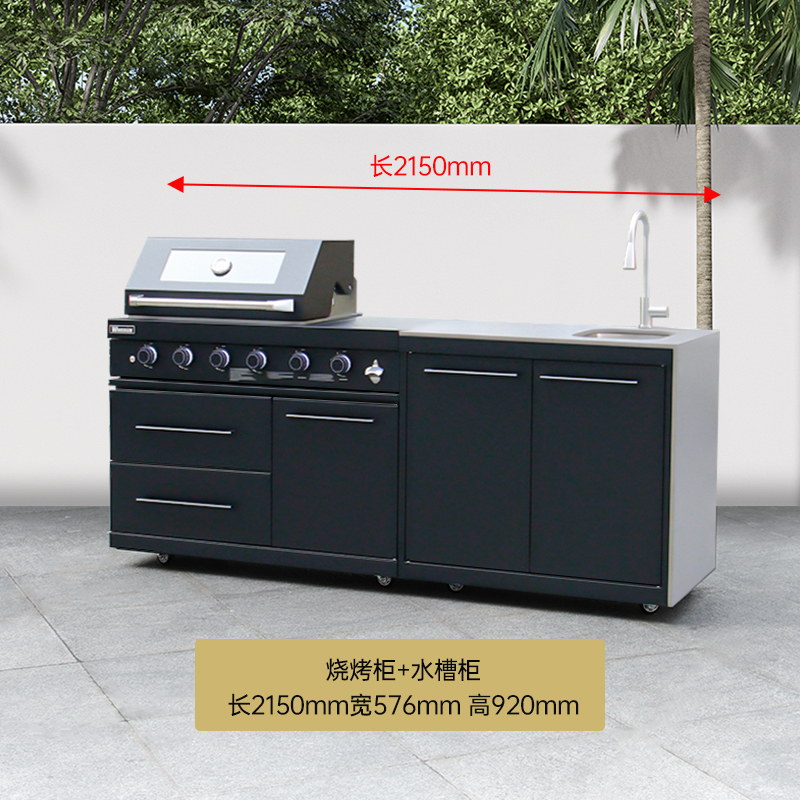 Outdoor Kitchen Stainless Steel BBQ Grill 