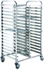 Stainless Steel Single-Line Tray Trolley