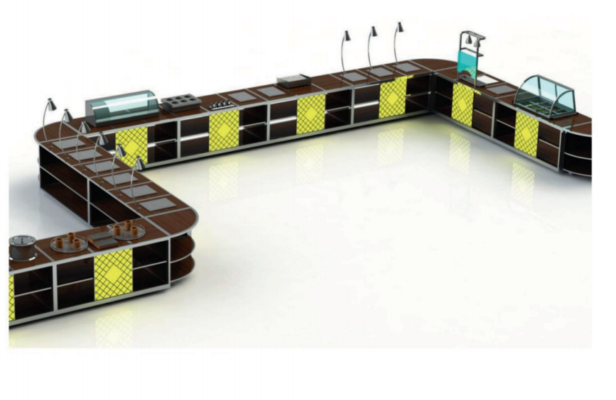 Commercial Buffet Table 