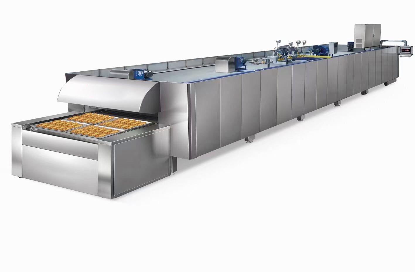 Compact Industrial Tunnel Furnace for Uniform Heating