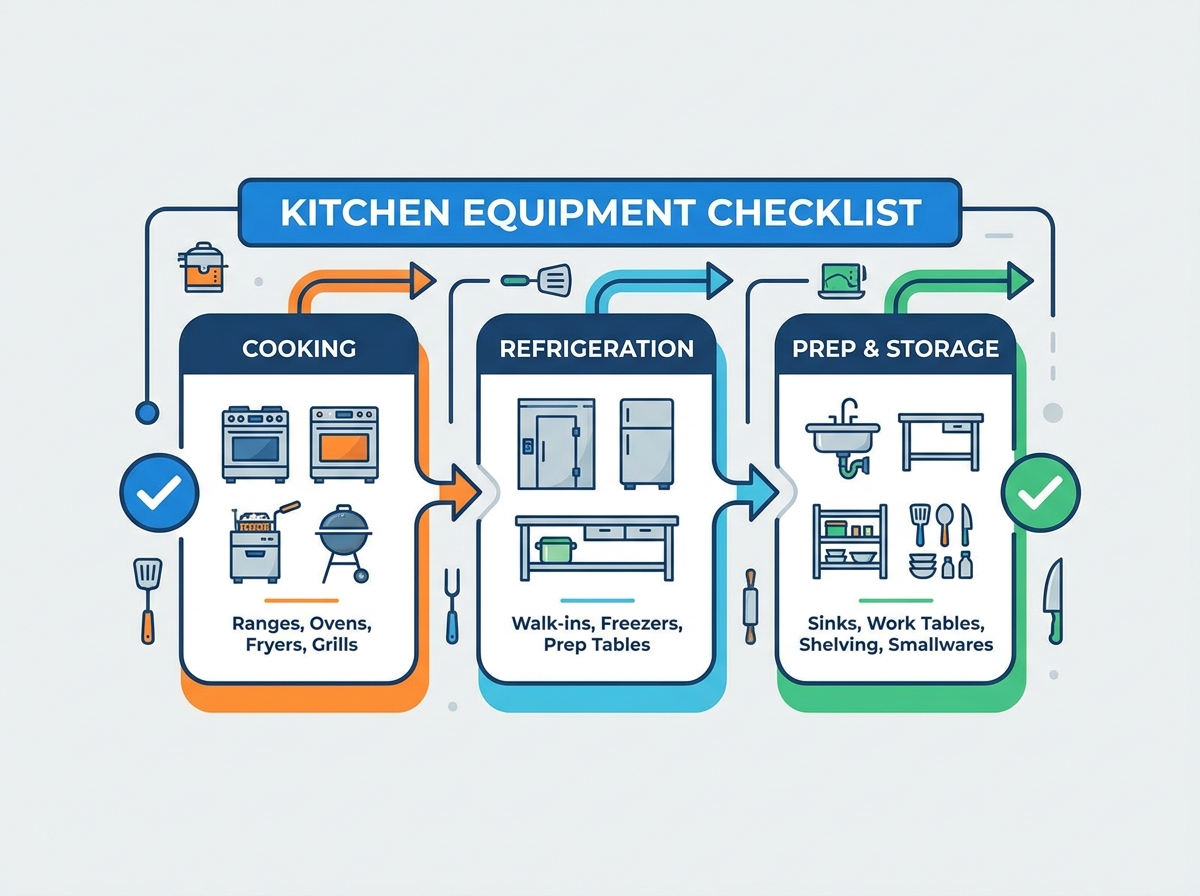 Commercial Kitchen Equipment List